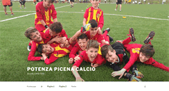 Desktop Screenshot of potenzapicenacalcio.it