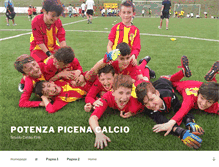 Tablet Screenshot of potenzapicenacalcio.it
